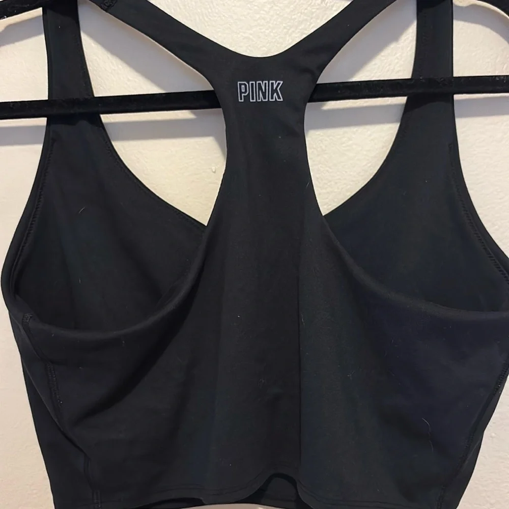 Black and White Dog Silhouette Athletic Top